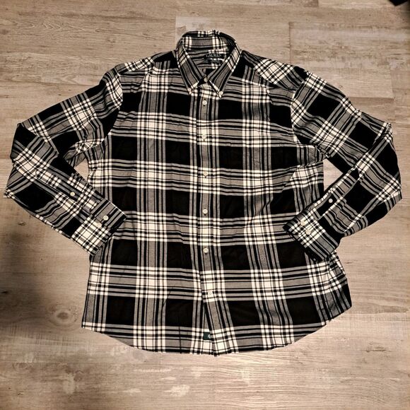 Lauren Ralph Lauren Other - Lauren Ralph Lauren Black Plaid Men's Regular Shirt Long Sleeve Button Down L